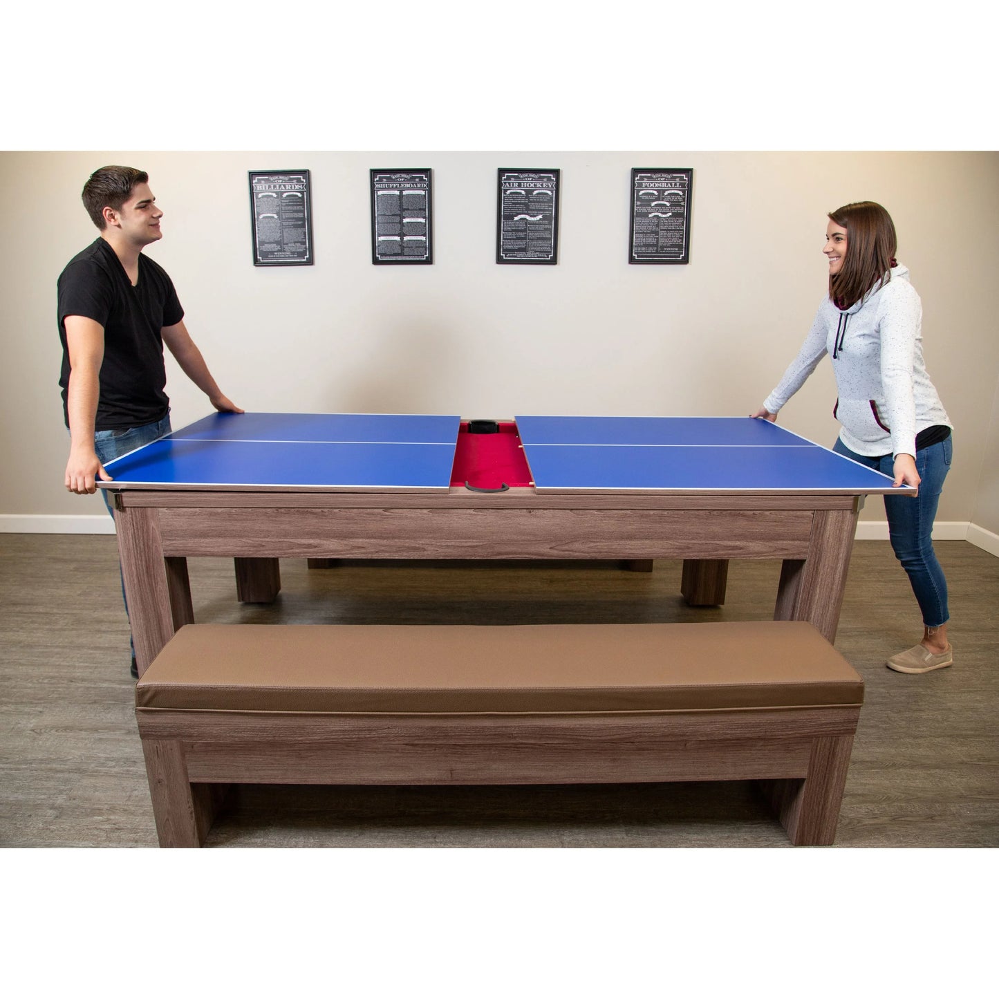 Hathaway 7 ft. Newport Multi Game Pool Table