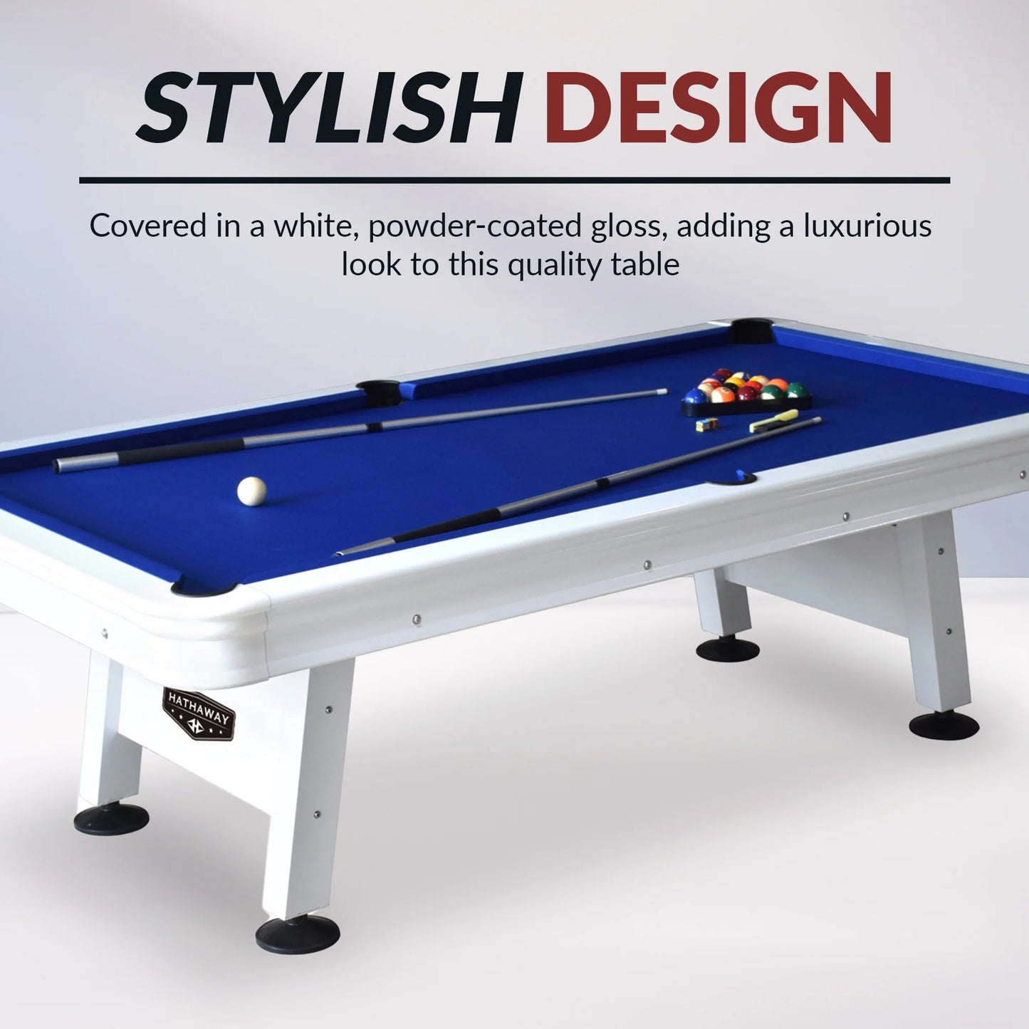 Hathaway Alpine 8 ft. Outdoor Pool Table