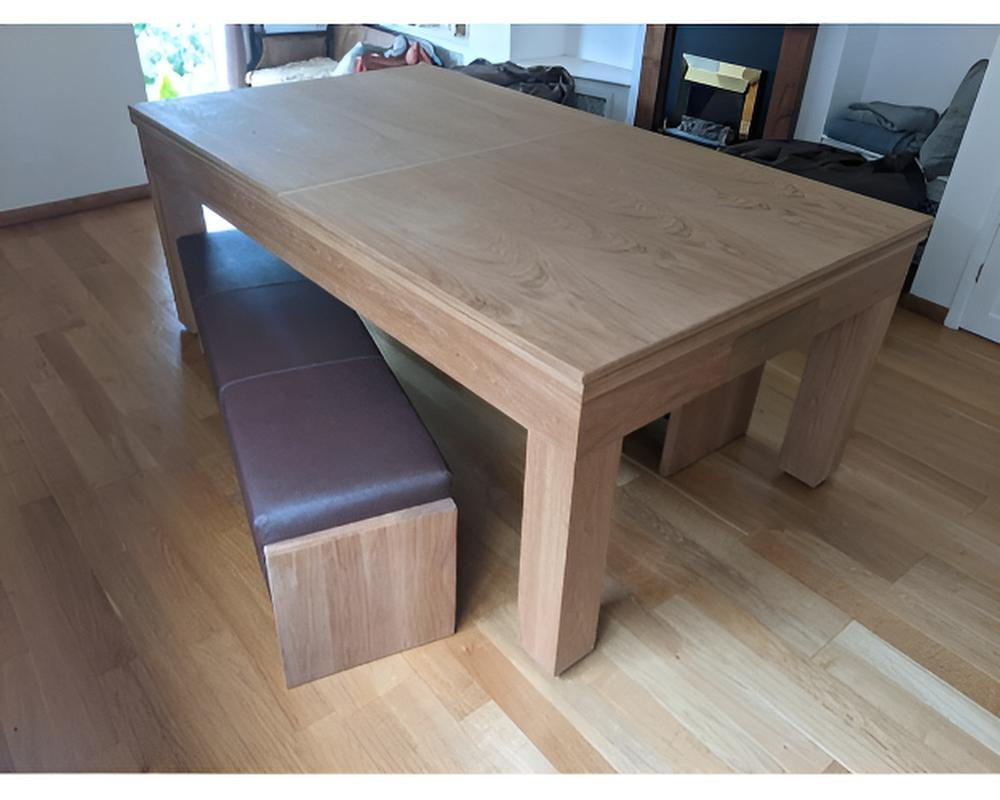 SUPERPOOL English Pool Dining Table | Natural Oak