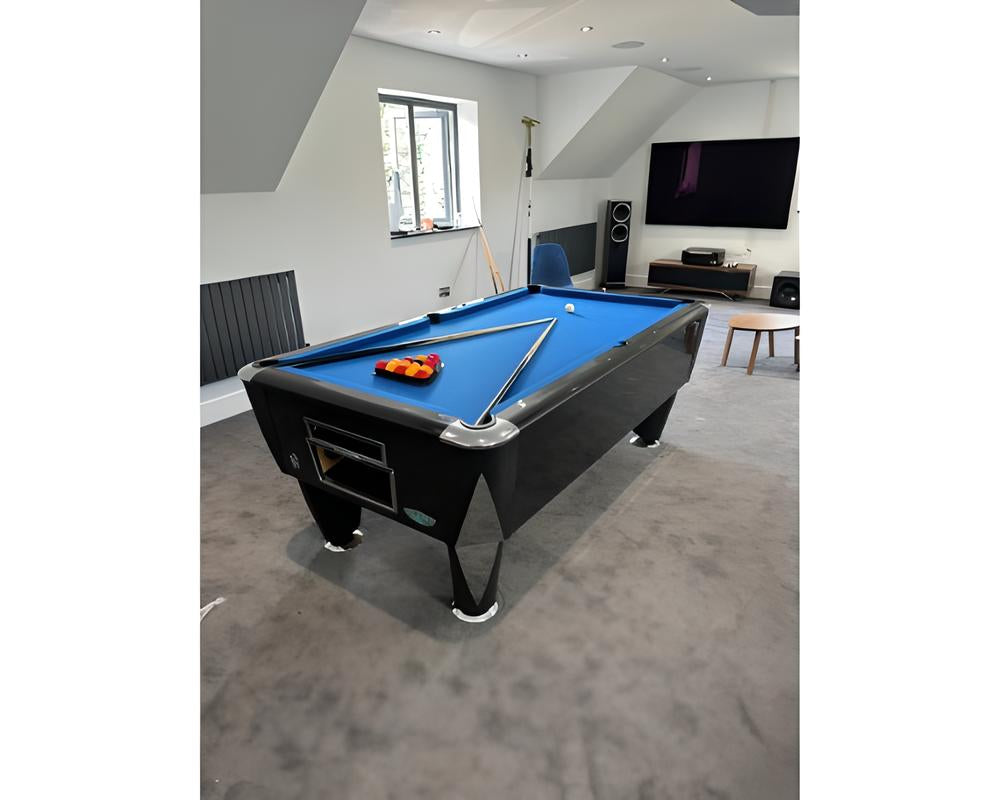 SAM Atlantic Champion English Pool Table | Black Gloss