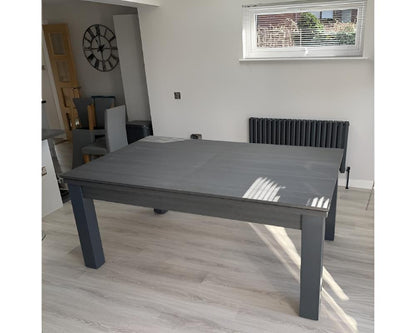 FMF Elixir Pool Dining Table | Metallic Graphite Grey