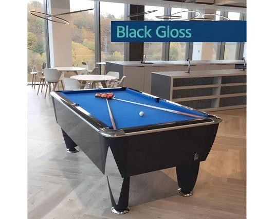 SAM Atlantic Champion English Pool Table | Black Gloss