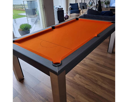 FMF Elixir Pool Dining Table | Metallic Graphite Grey