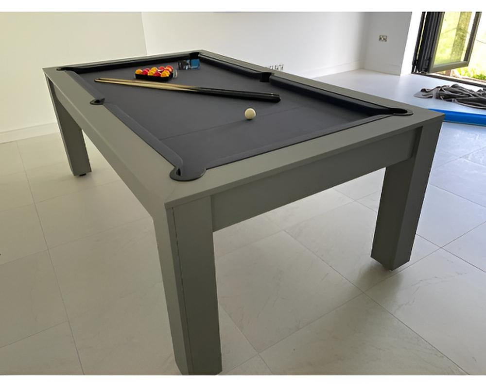 SUPERPOOL Rosetta Pool Dining Table | Satin Grey