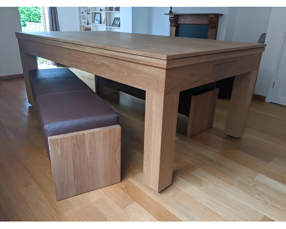 SUPERPOOL English Pool Dining Table | Natural Oak