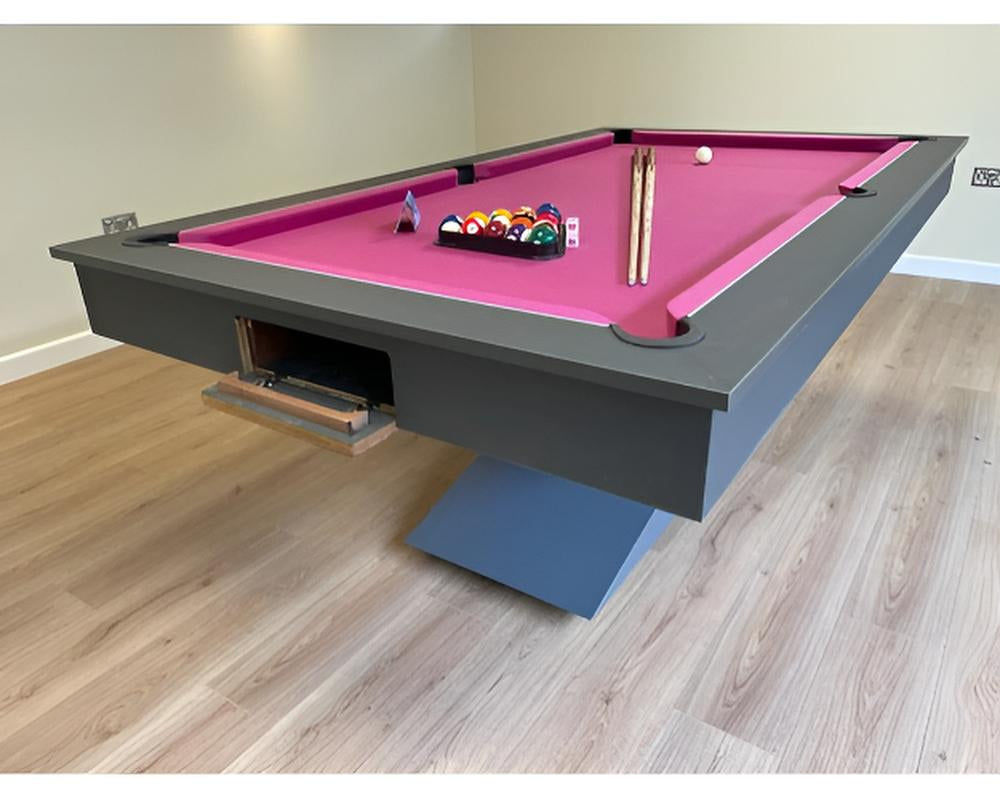 SUPERPOOL Lightning Pool Dining Table | Graphite Grey 7ft