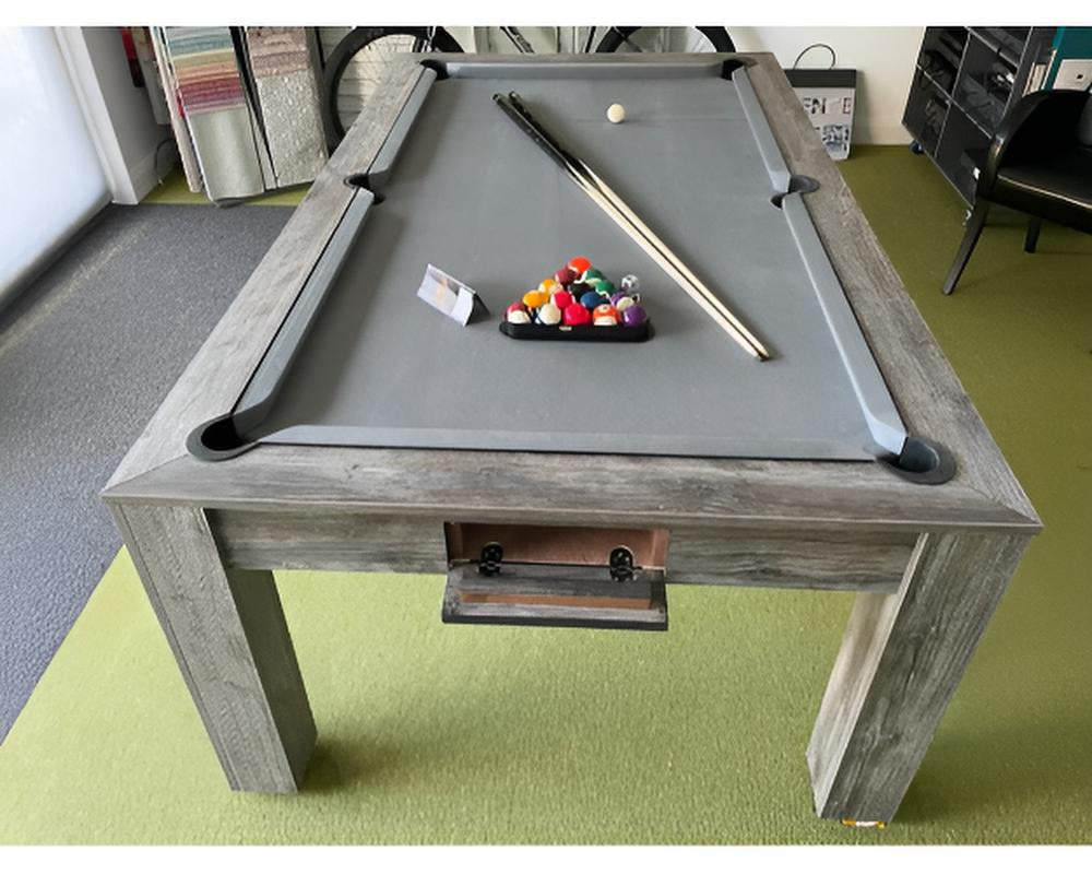 SUPERPOOL Rosetta Pool Dining Table | Grey Pine