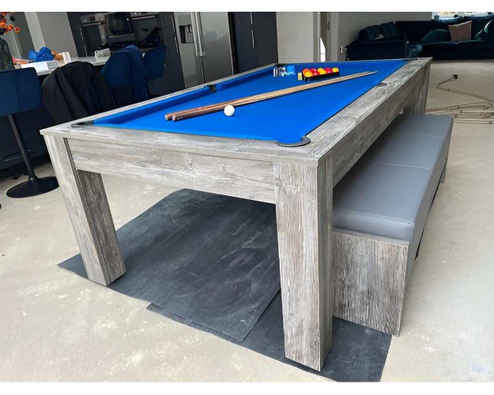 SUPERPOOL Rosetta Pool Dining Table | Grey Pine