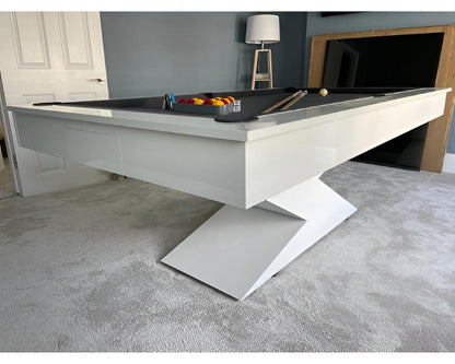 SUPERPOOL Lightning Pool Dining Table | Gloss White 7ft