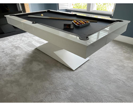 SUPERPOOL Lightning Pool Dining Table | Gloss White 7ft