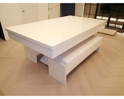 SUPERPOOL Lightning Pool Dining Table | Gloss White 7ft