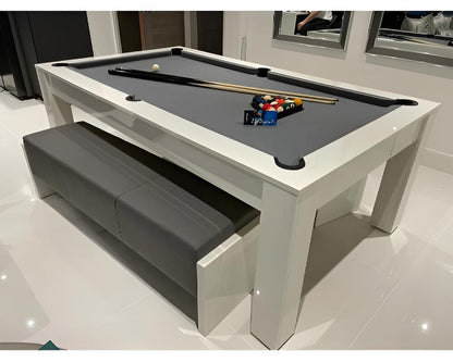 SUPERPOOL Rosetta Pool Dining Table | Gloss White