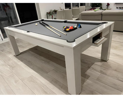 SUPERPOOL Rosetta Pool Dining Table | Gloss White