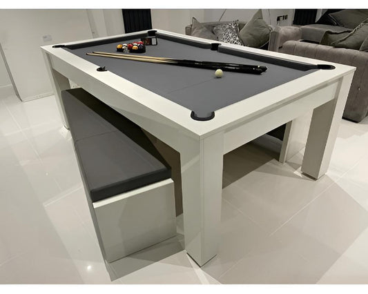 SUPERPOOL Rosetta Pool Dining Table | Gloss White