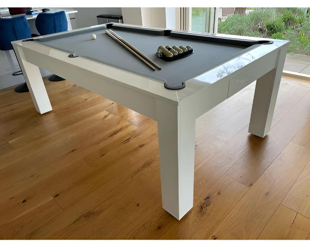 SUPERPOOL Rosetta Pool Dining Table | Gloss White