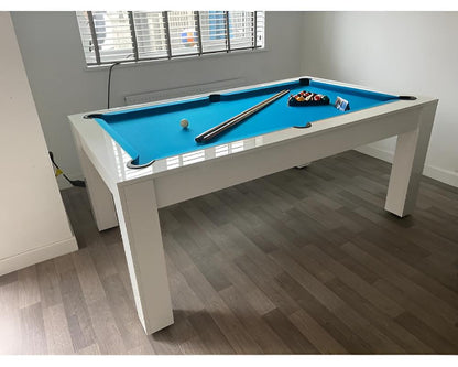 SUPERPOOL Rosetta Pool Dining Table | Gloss White