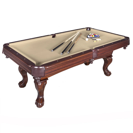 Hathaway Augusta 8 ft. Non-Slate Pool Table - Walnut Finish