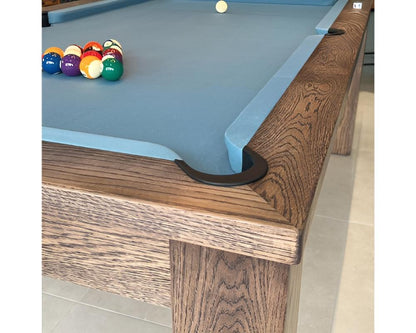 FMF Elixir Pool Dining Table | Rustic Black Oak
