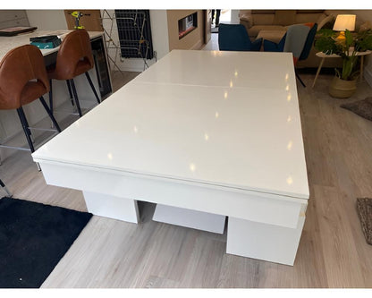 SUPERPOOL Lightning Pool Dining Table | Gloss White 7ft