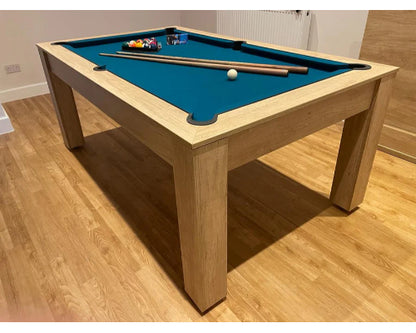SUPERPOOL Rosetta Pool Dining Table | Nebraska Oak
