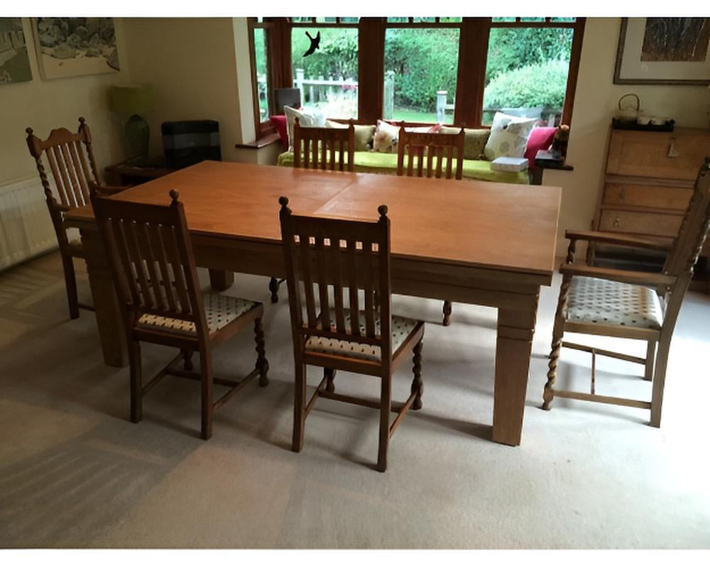 SUPERPOOL English Pool Dining Table | Natural Oak