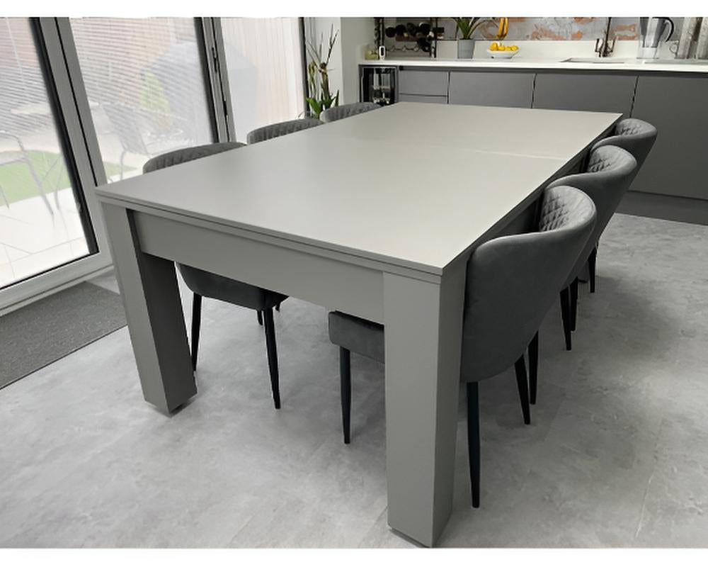 SUPERPOOL Rosetta Pool Dining Table | Satin Grey