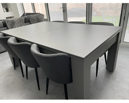 SUPERPOOL Rosetta Pool Dining Table | Satin Grey