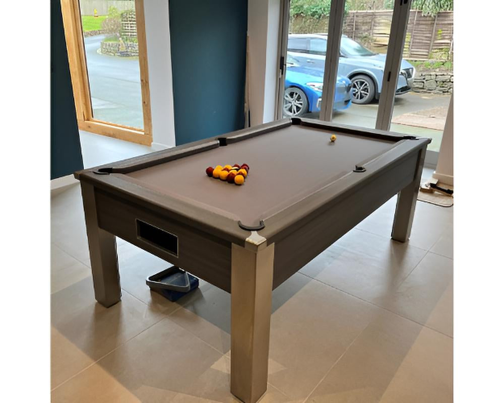FMF Spirit Tournament Pool Table | Metallic Graphite Grey