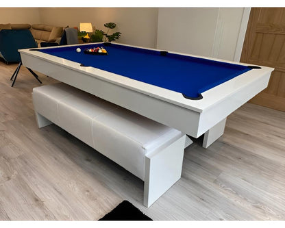 SUPERPOOL Lightning Pool Dining Table | Gloss White 7ft