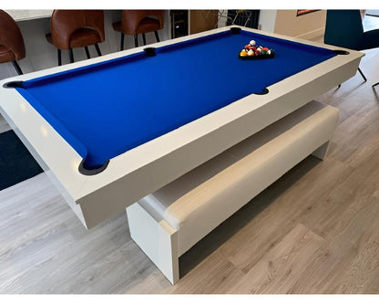 SUPERPOOL Lightning Pool Dining Table | Gloss White 7ft