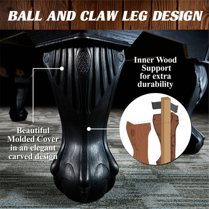 7.5 ft. Drop Pocket Table with Pool Ball and Cue Stick Set by Barrington Billiards