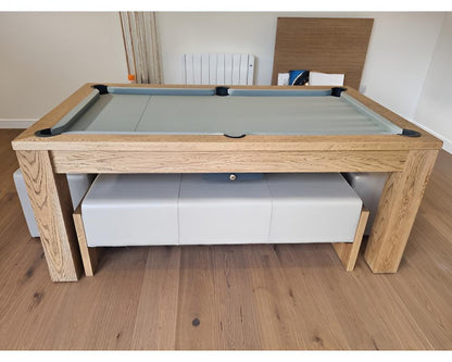 FMF Elixir Pool Dining Table | Rustic Oak