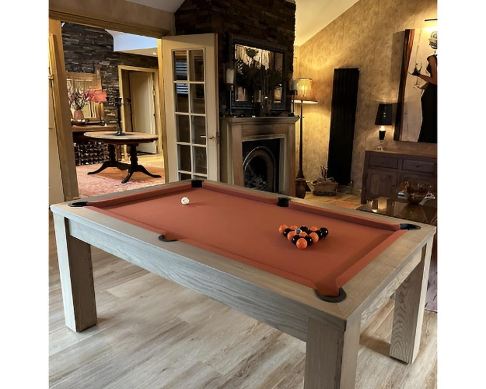FMF Elixir Pool Dining Table | Rustic Oak