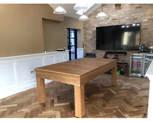 SUPERPOOL English Pool Dining Table | Natural Oak